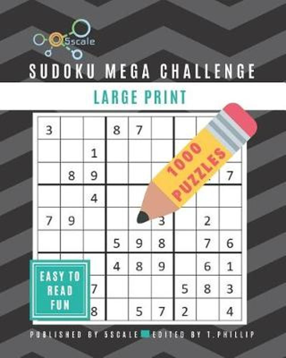 Bol | Sudoku Mega Challenge 1000 Puzzles - Large Print