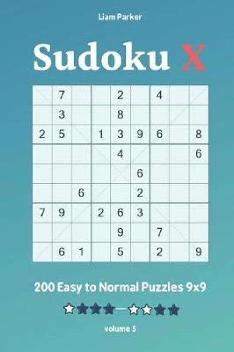 Bol | Sudoku X - 200 Easy To Normal Puzzles 9X9 Vol.5
