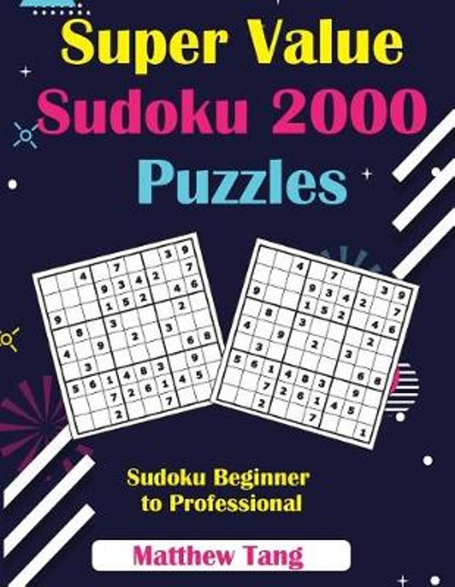 Bol | Super Value Sudoku 2000 Puzzles, Matthew Tang