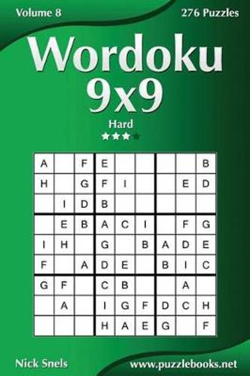 Bol | Wordoku 9X9 - Hard - Volume 8 - 276 Logic Puzzles