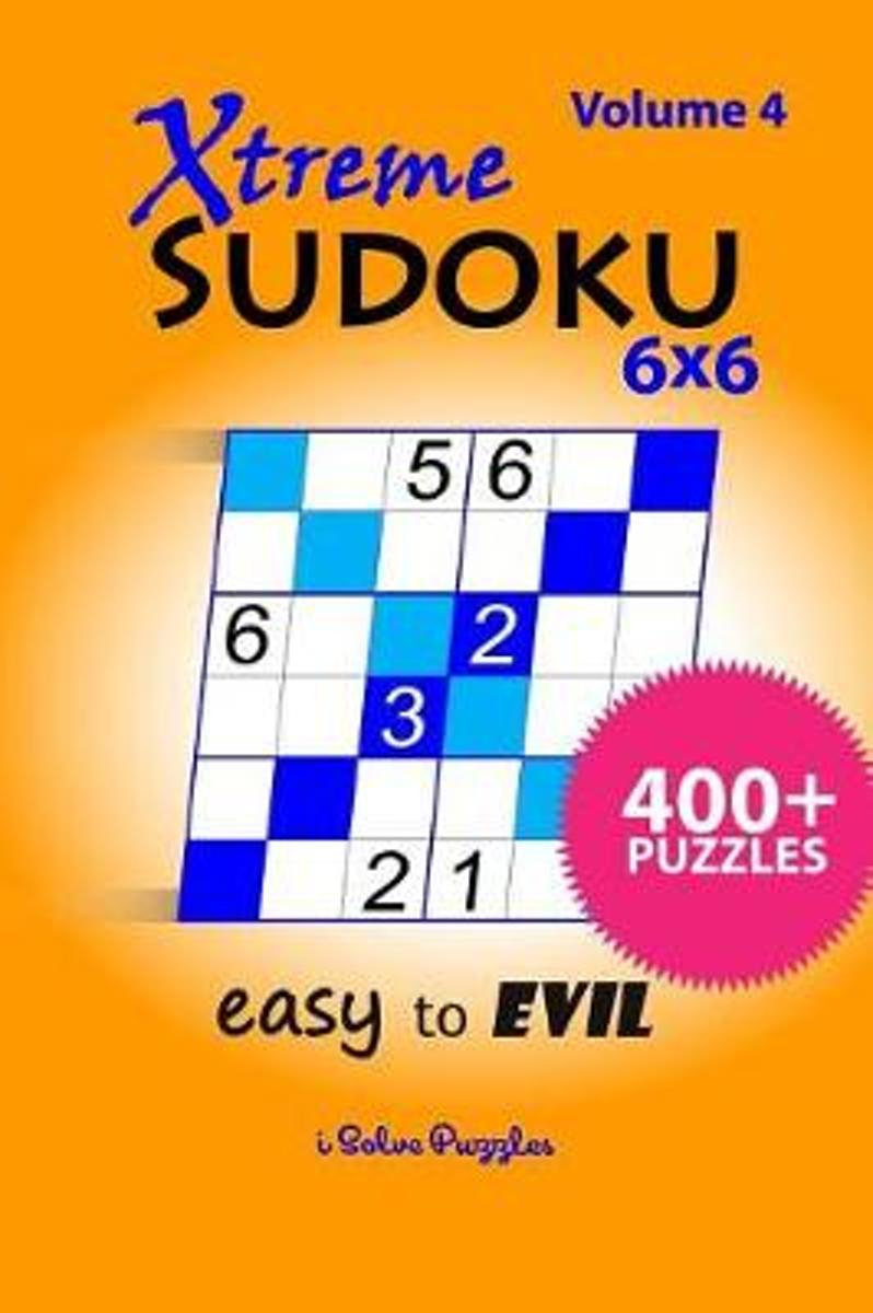 Bol | Xtreme Sudoku 6X6 Easy To Evil, Isolvepuzzles