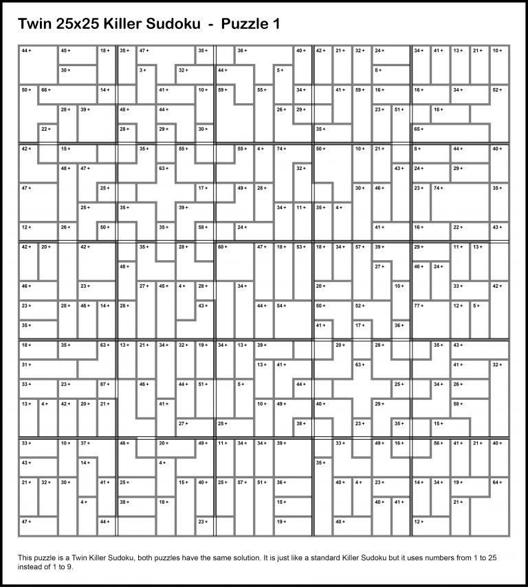 Calcudoku Puzzle Forum View Topic Extra Large Killer Sudoku