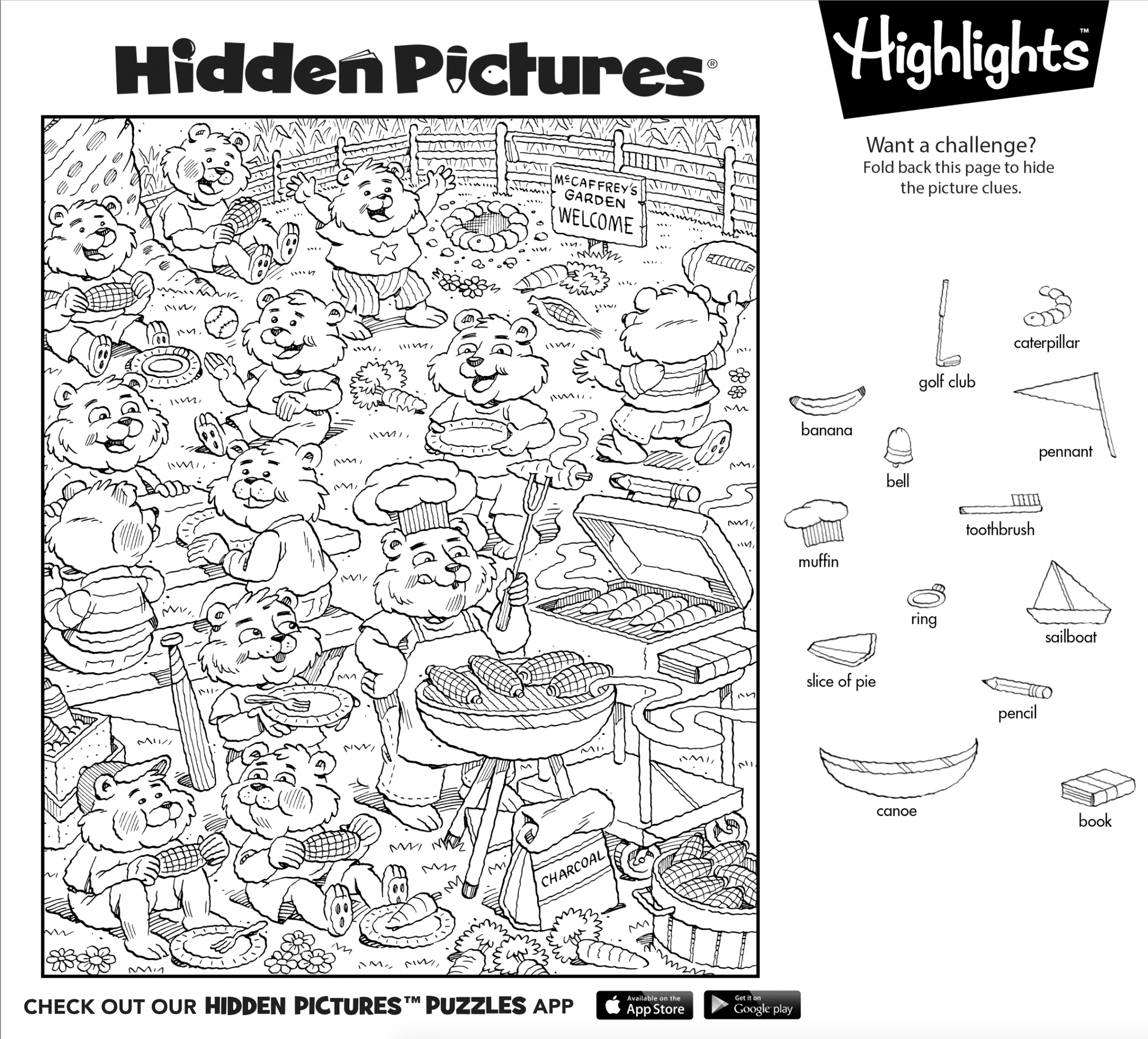 Can You Find All 13 Hidden Objects In This Hidden Pictures