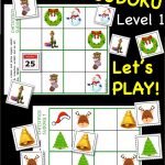 Christmas Puzzles Sudoku Easy Level | Christmas Printable