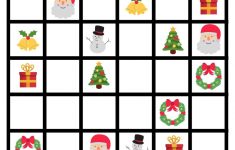 Christmas Sudoku Logical Reasoning Activity For Kids