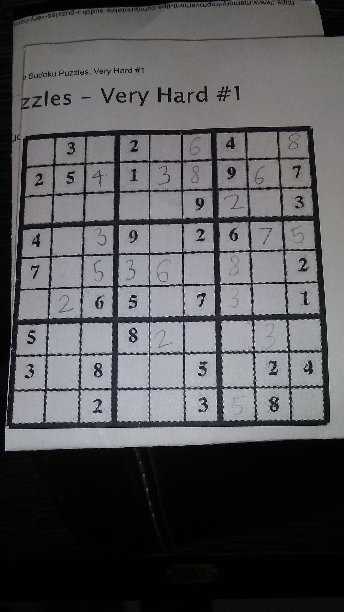 solve sudoku puzzle for me