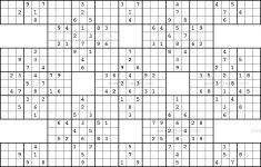 Double Harakiri Sudoku X