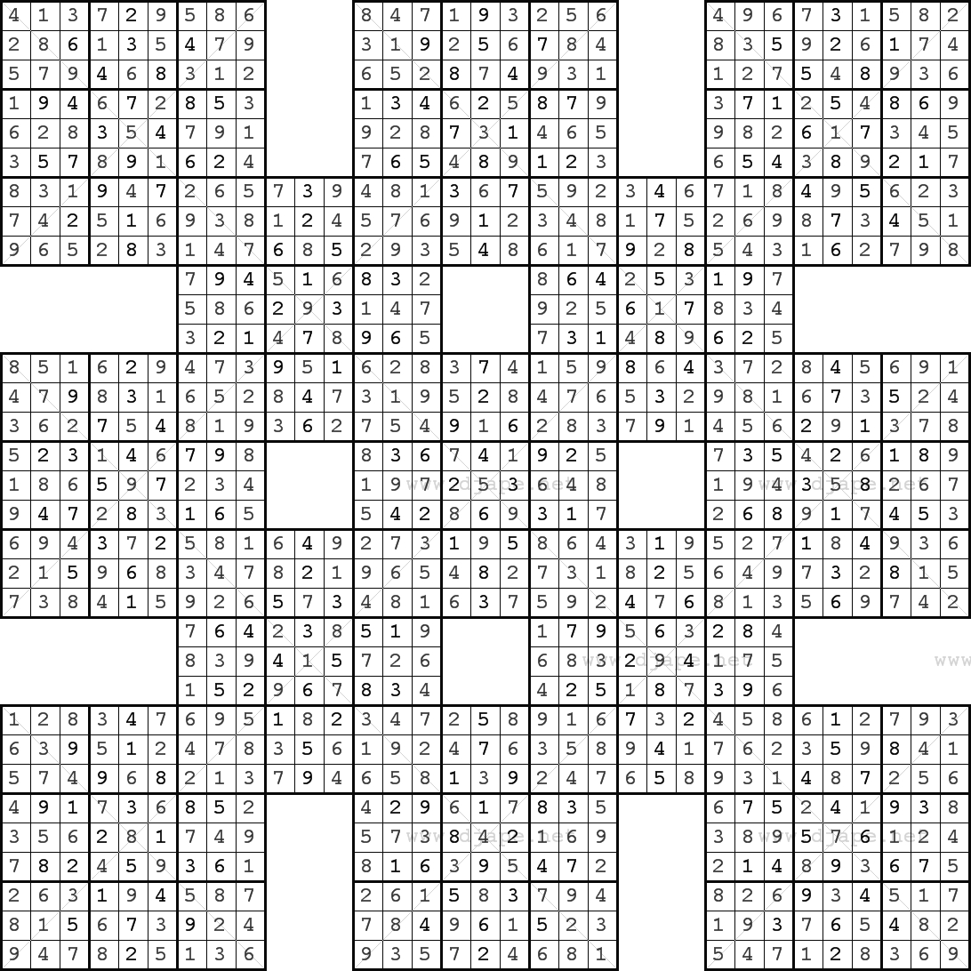 extreme-samurai-sudoku-printable-sudoku-printable