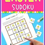 Easter – Sudoku – Easter Symbols | First Grade Games, Easter