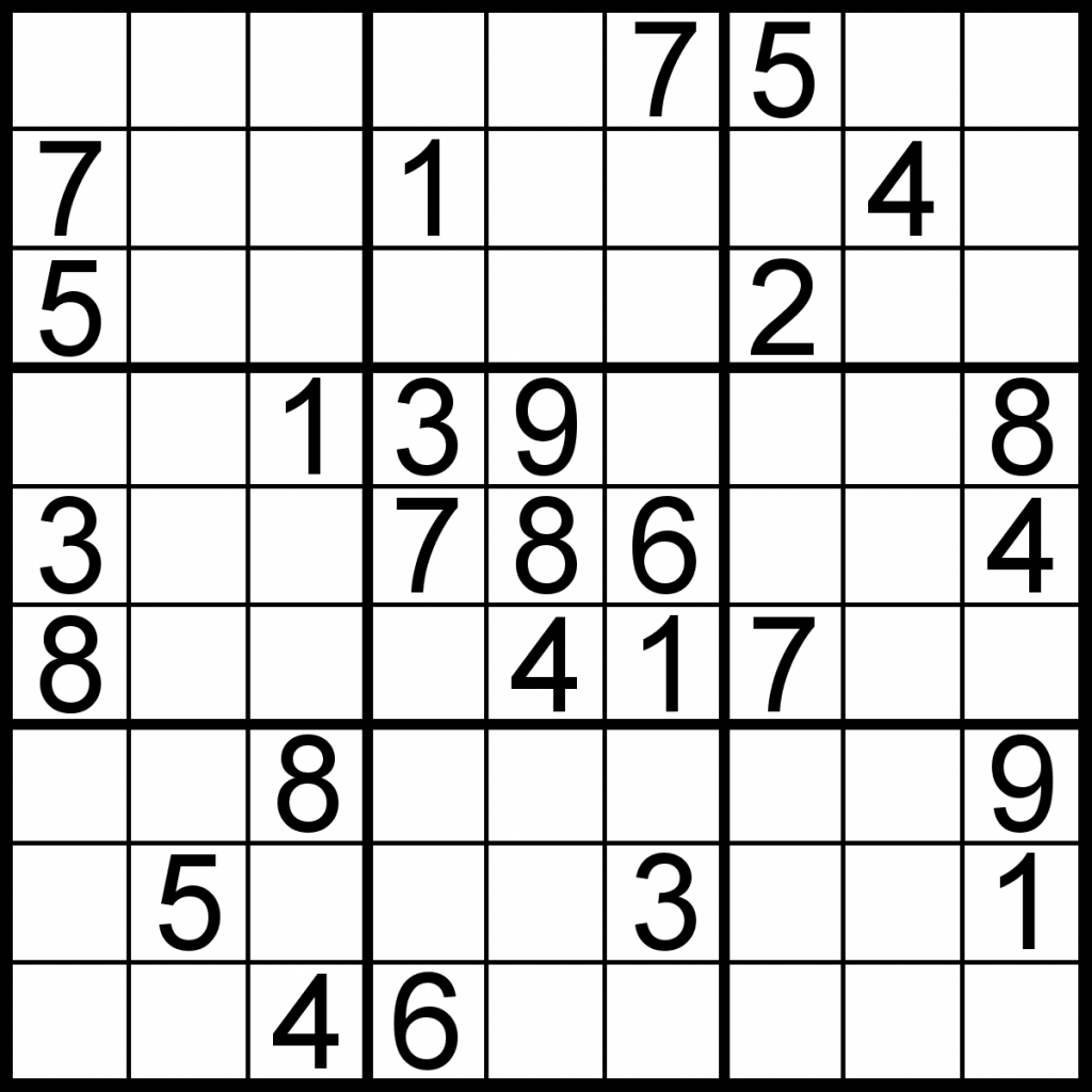 sudoku printable free medium printable sudoku puzzle