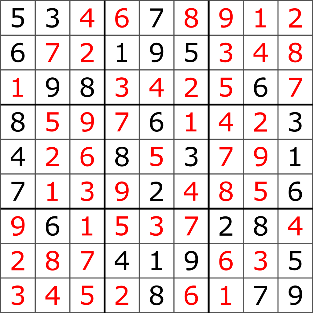 File:sudoku Puzzlel2G-20050714 Solution Standardized