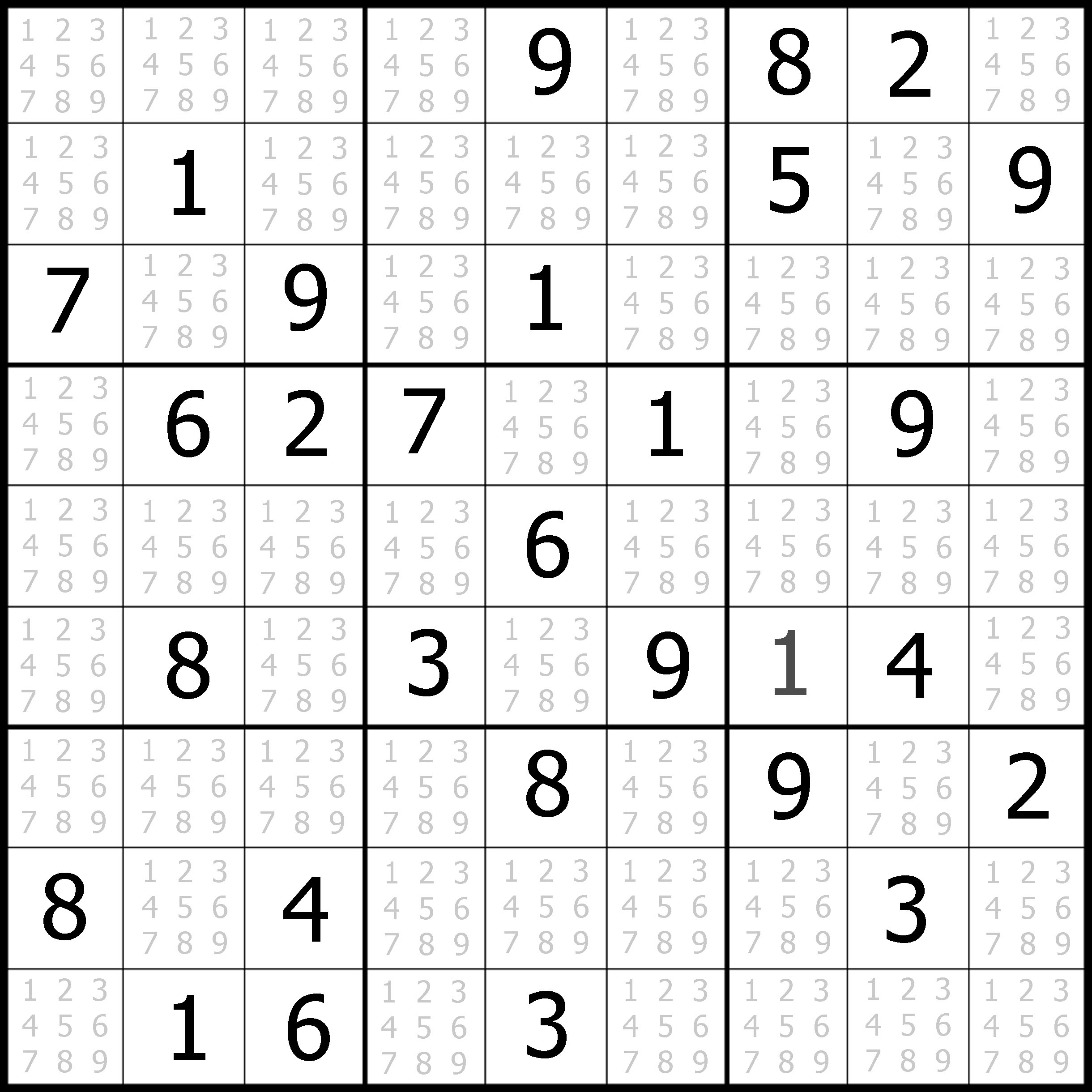 Free Online Sudoku Printable Trackid Sp006 Sudoku Printable