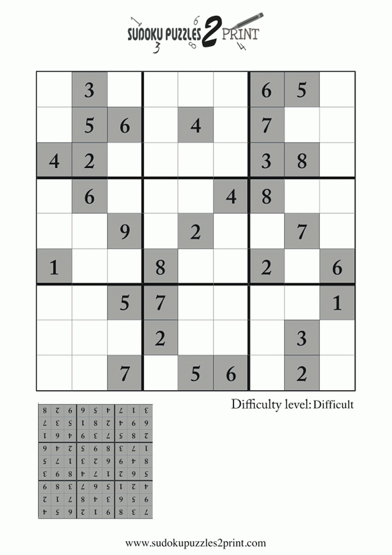 Free Printable Sudoku Puzzles | Quote Images Hd Free