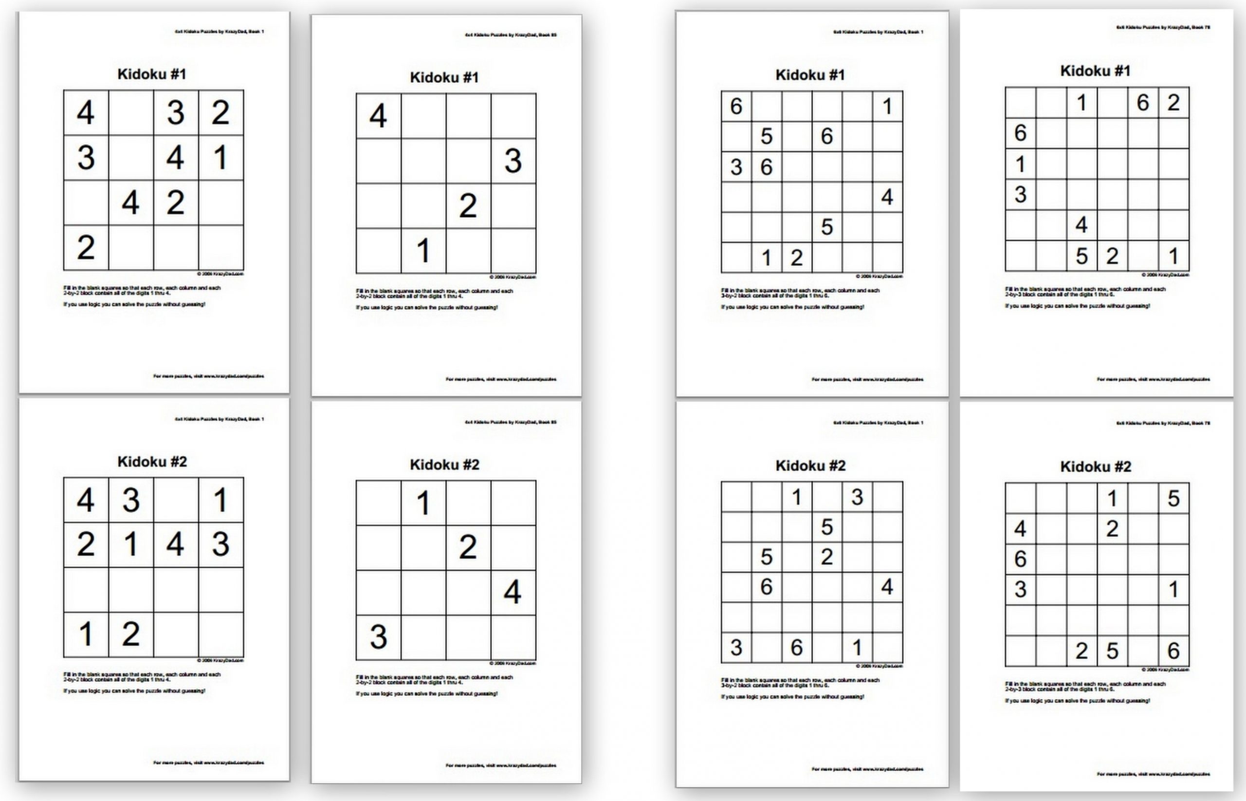 Free Sudoku Puzzles For Kids - Homeschool Denhomeschool Den