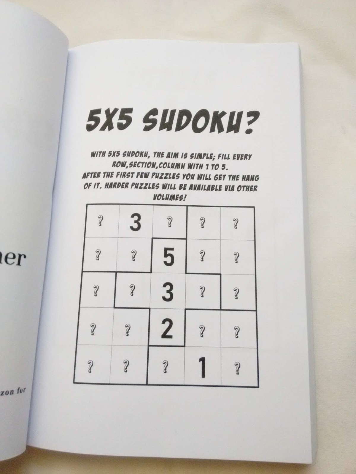 Gabriel Fernandes' Puzzle Collection: 5X5 Sudoku - Vol.1