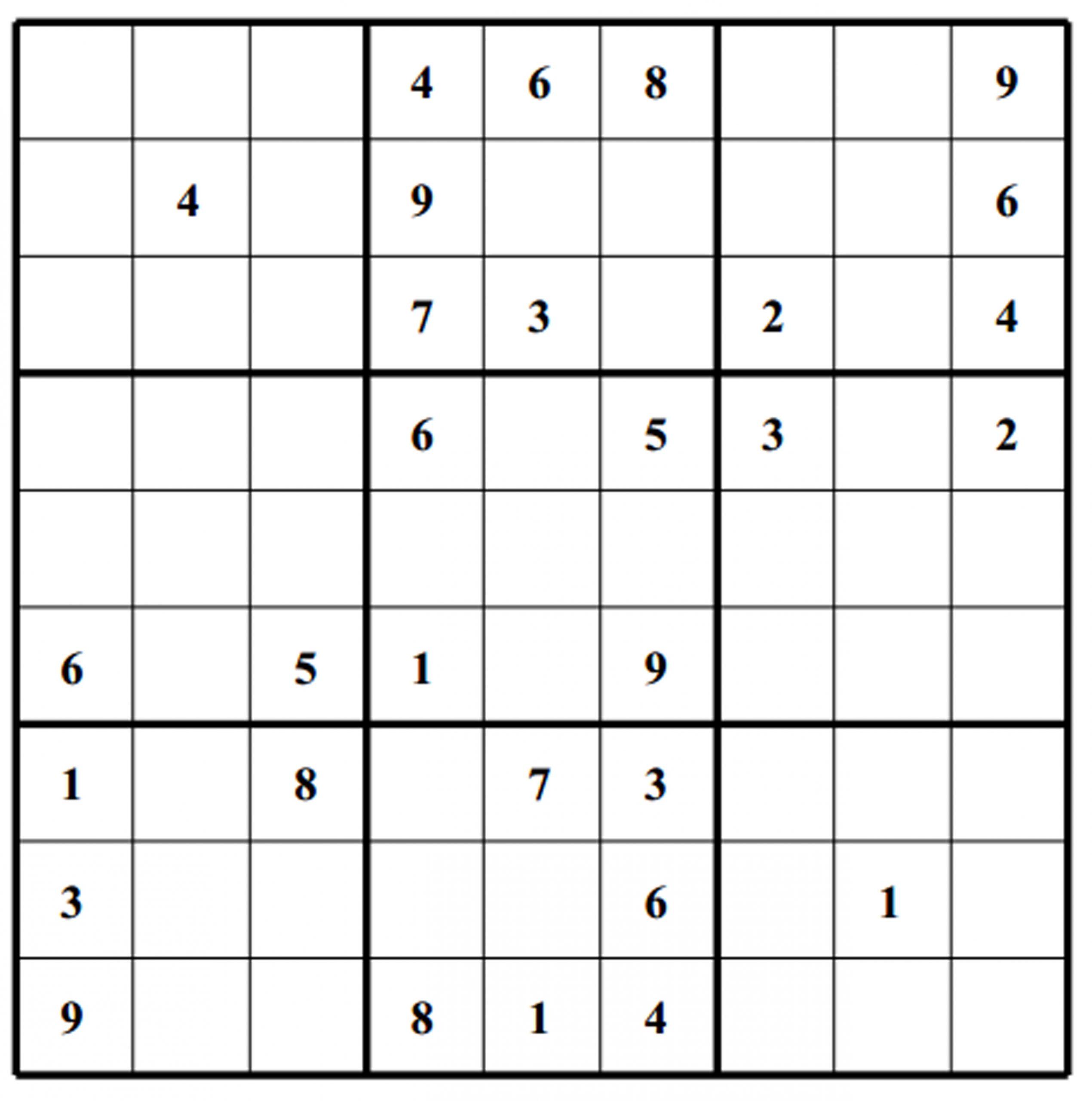 Hard Puzzle | Free Sudoku Puzzles