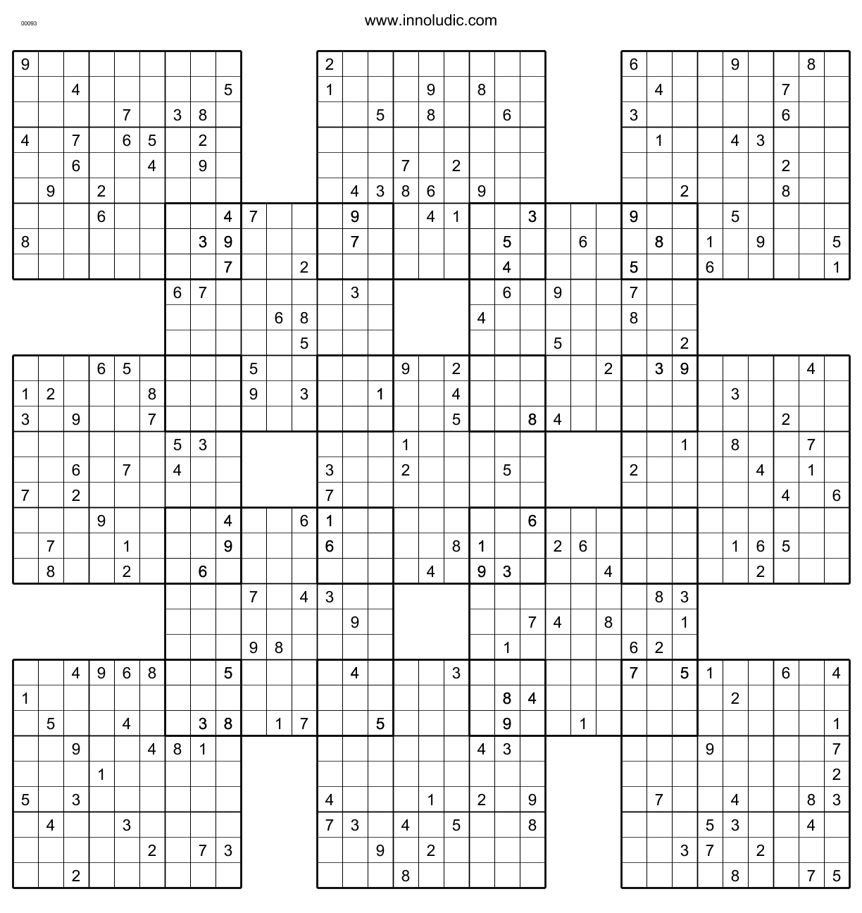 chain sudoku printable sudoku printable