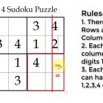 How To Solve 4X4 Sudoku Puzzle For Kids Online   Pdf And Printable Also  Available
