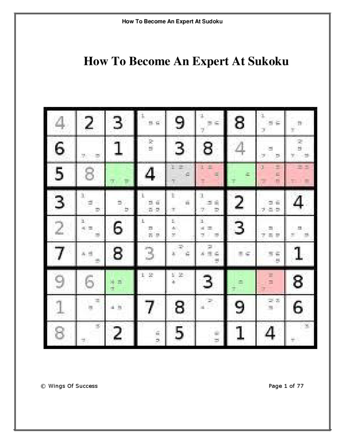 How To Win At Sudokubecky White - Issuu