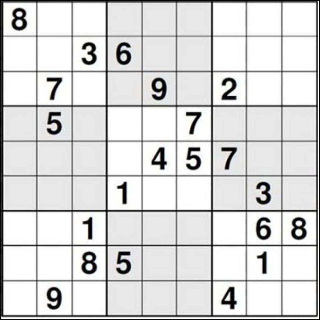 I Heard That This Is The Most Difficult Sudoku Problem. The