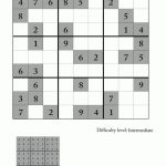 Intermediate Sudoku Puzzle 7