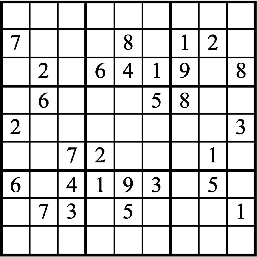 Janric Classic Sudoku For Sep 22, 2019,| Creators Syndicate