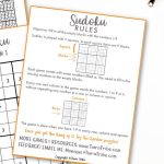 Large, Easy Sudoku Puzzles To Solve | Print & Play Today