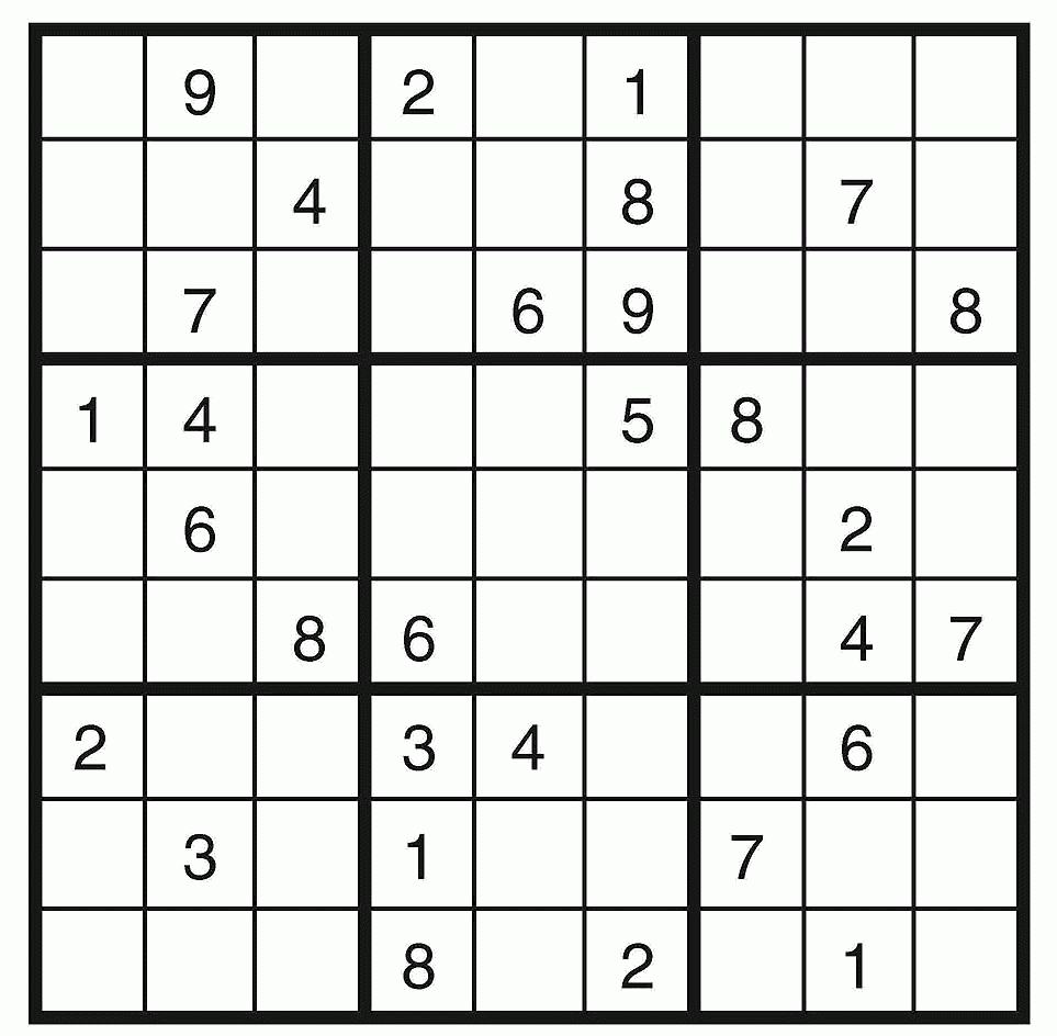 Łatwe Sudoku Do Druku 2 - Sudoku Printable