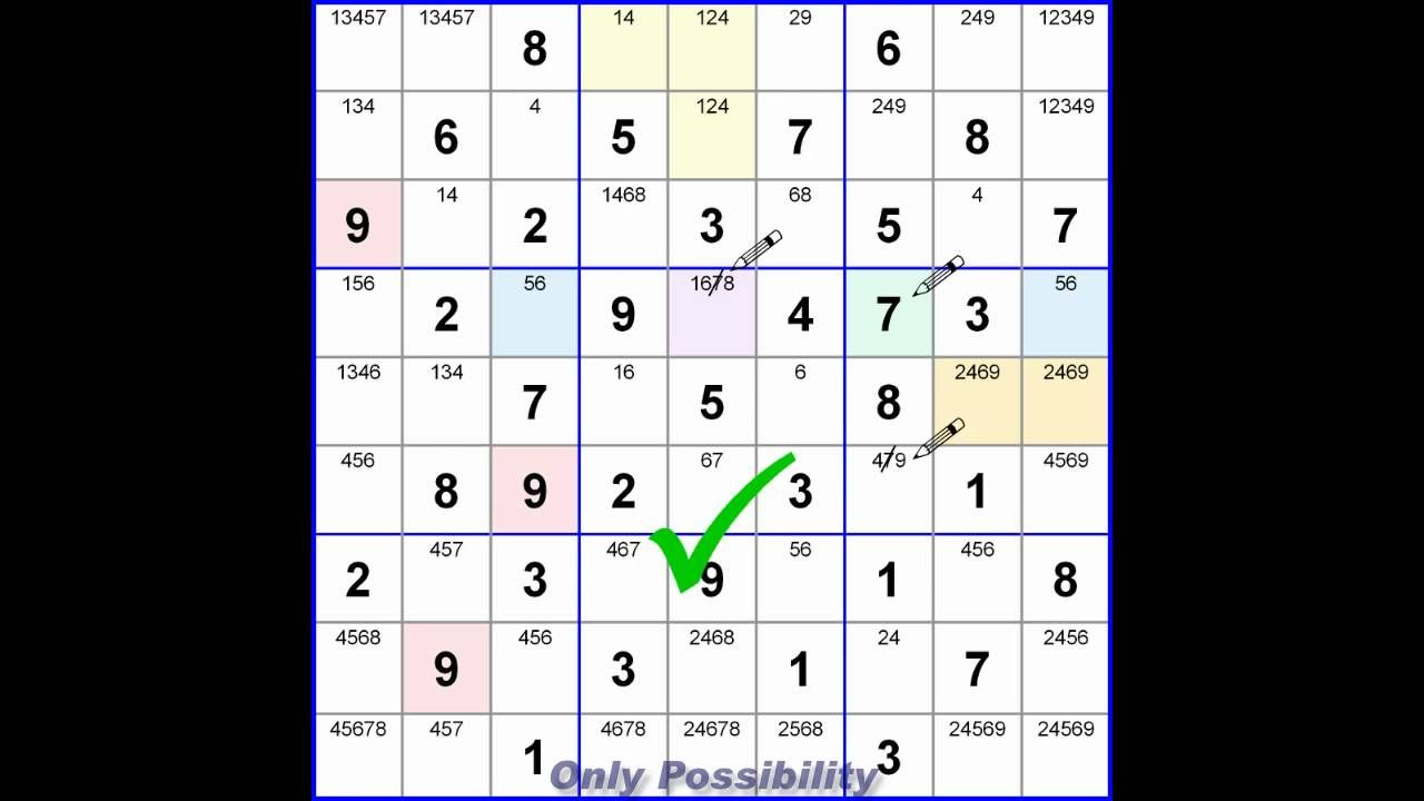 Learn To Play Sudoku, Part 1 | Sudoku, Sudoku Puzzles, X Wing