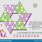 Logic Puzzle Game For Children And Adults. Solve Sudoku