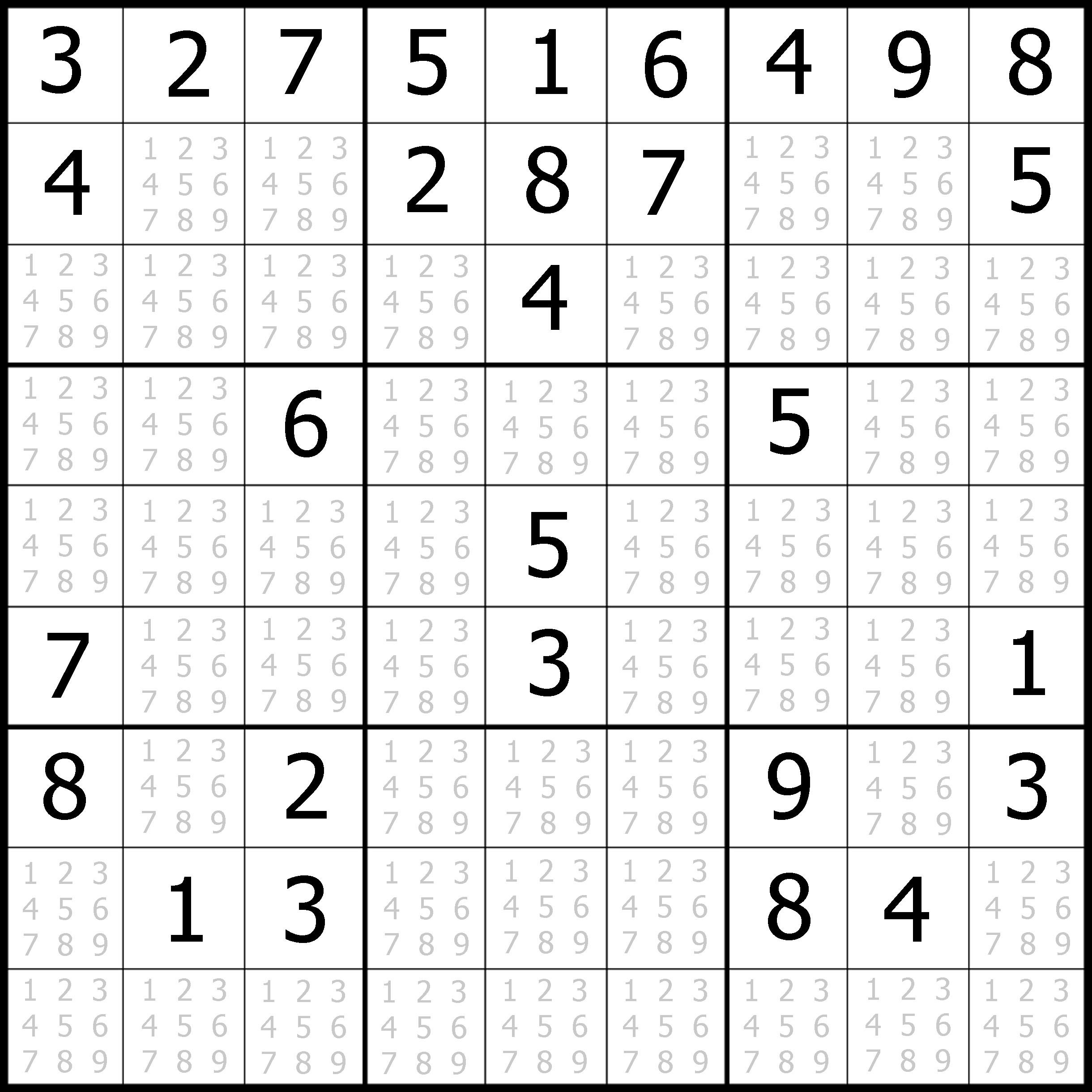 Sudoku Printable Blank Printable World Holiday