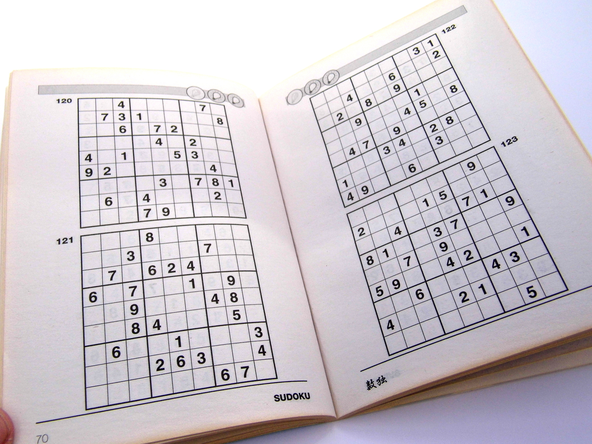 Medium Printable Sudoku Puzzles 2 Per Page – Book 1 – Free