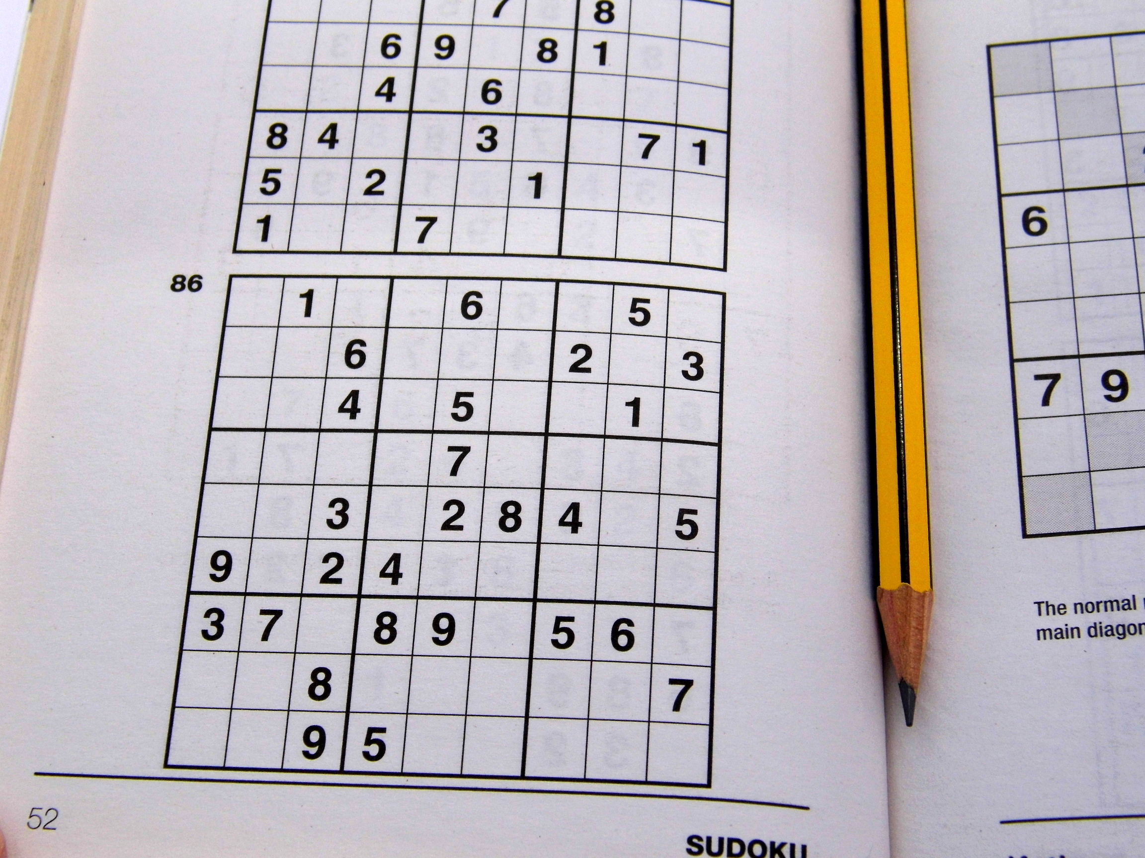 Medium Printable Sudoku Puzzles 6 Per Page – Book 1 – Free