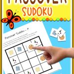 Passover Sudoku Game Printable | Games For Kids, First Grade