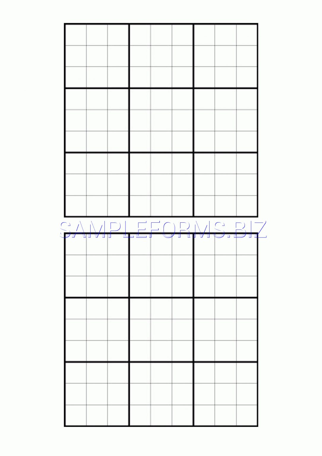 Blank Sudoku Printable Pdf Printable World Holiday