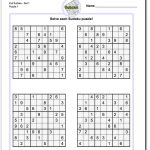Printable Easy Sudoku | For The Home | Sudoku Puzzles, Math