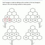 Printable Math Puzzles Sallys Hexagon Number Puzzle 3.gif