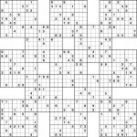 Printable Sudoku: Massive Samurai Sudoku Puzzle