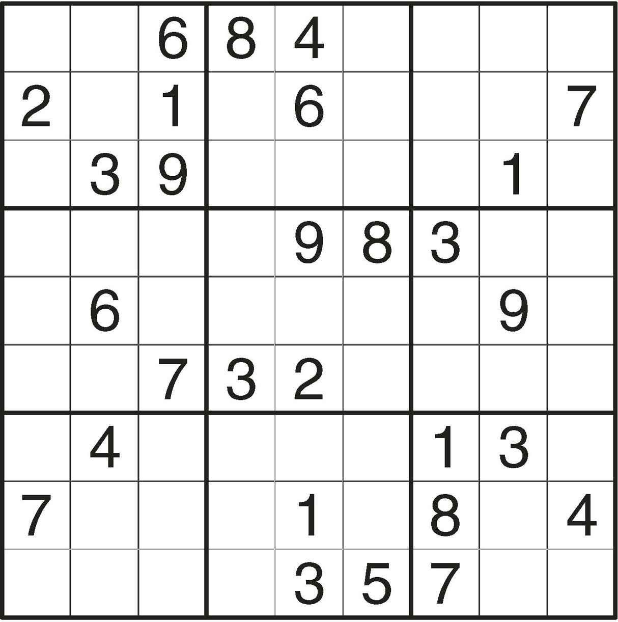 Printable Sudoku: Printable Sudoku