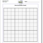 Printable Sudoku Puzzle Blank Grid! Printable Sudoku Puzzle