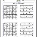 Printable Sudoku Puzzles | Room Surf