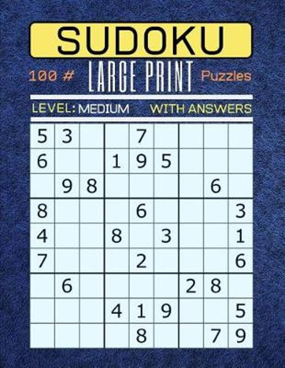 free large print sudoku puzzle printable