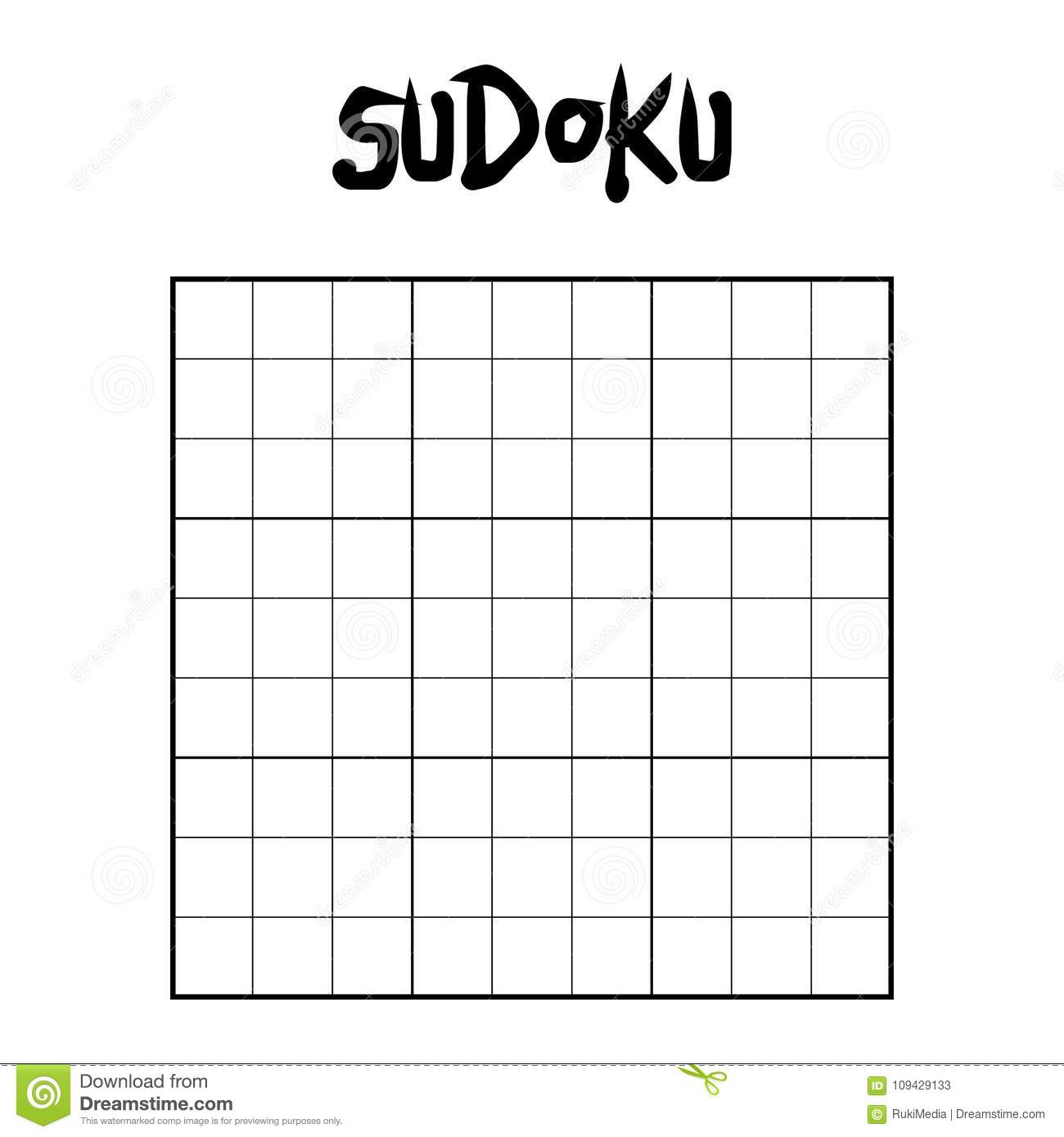 Sudoku Blank Worksheet | Printable Worksheets And Activities