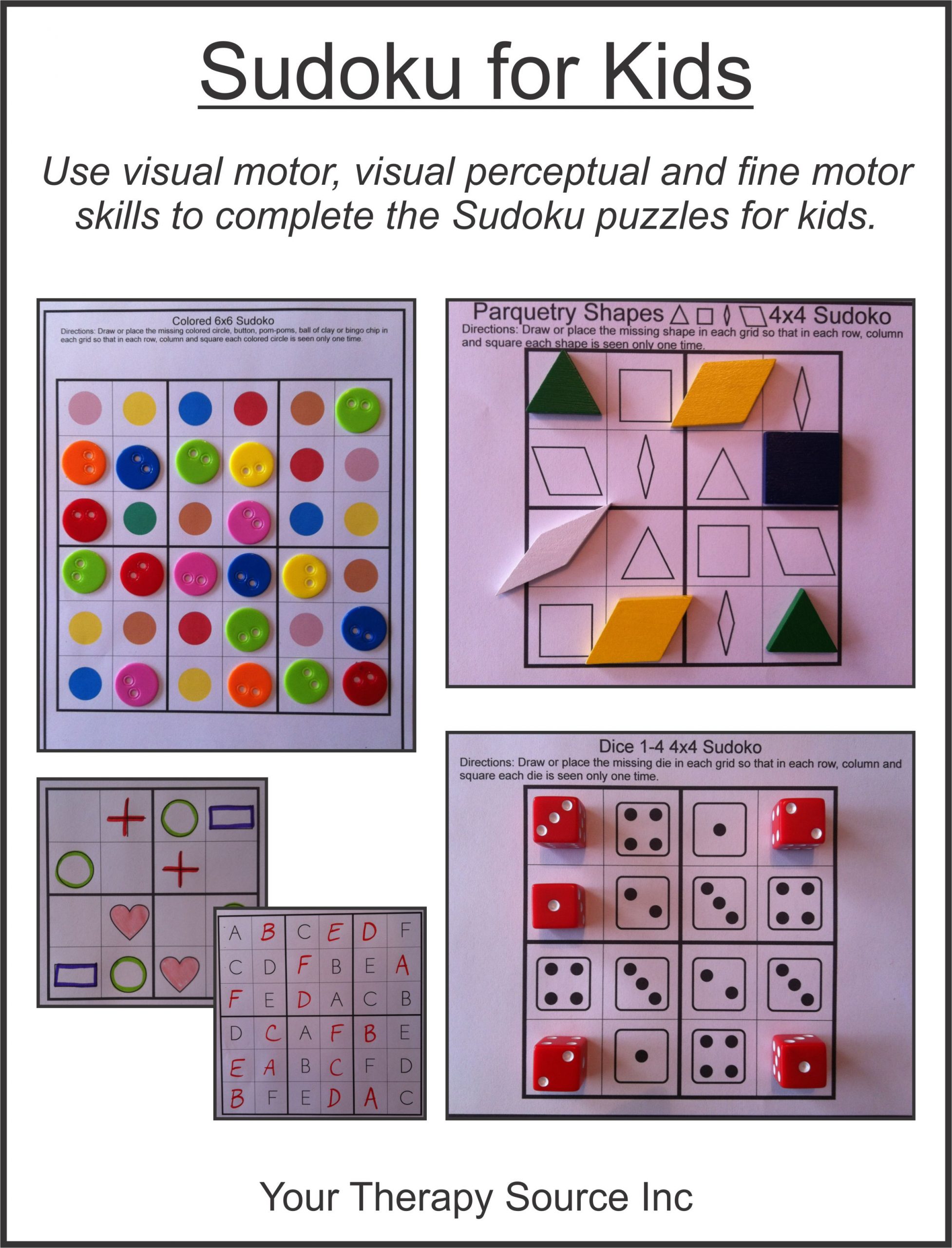 Shape Sudoku Printable - Sudoku Printable