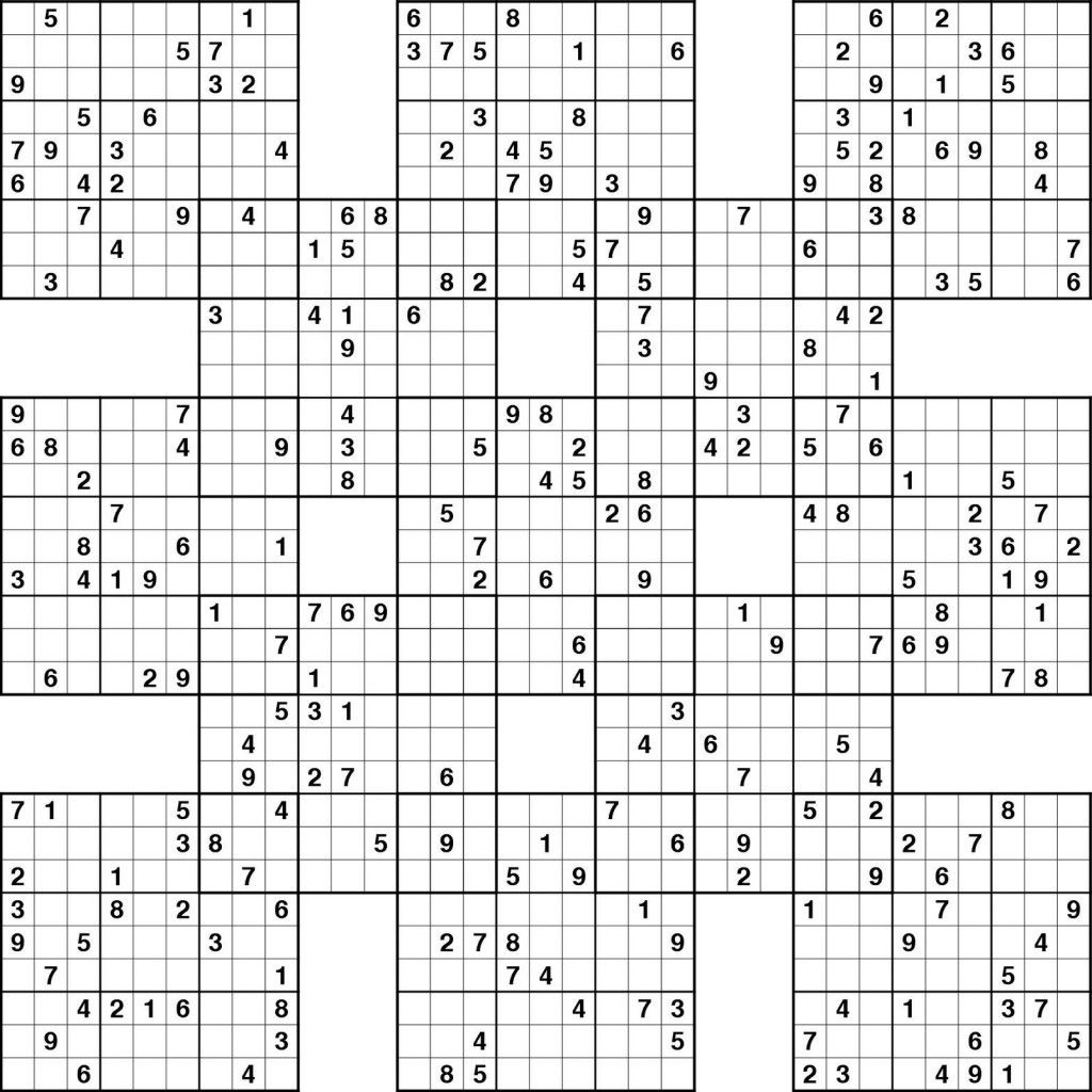 Sudoku High Fives Printable | Sudoku Printable, Sudoku