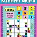 Sudoku Interactive Bulletin Board Kit | Classroom Decor