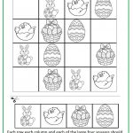Sudoku Worksheets Pdf | Easter Worksheets, Puzzles For Kids
