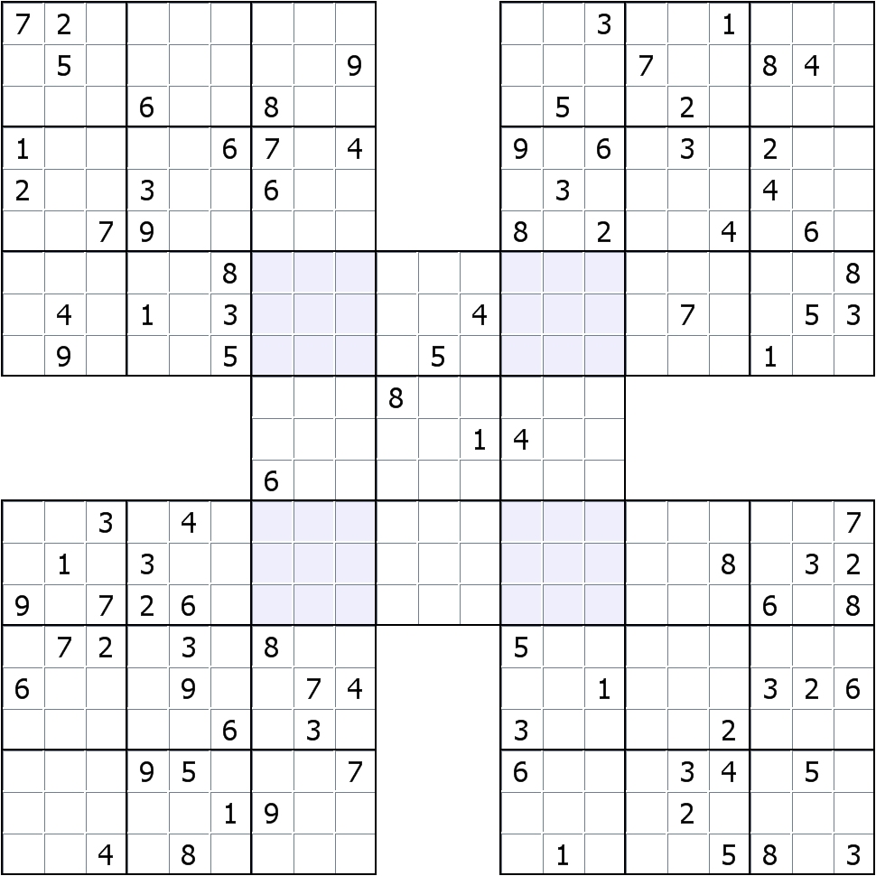 Printable Monster Sudoku 16×16 Sudoku Printable