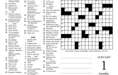 The New York Times Crossword Puzzles 2019 Day-To-Day