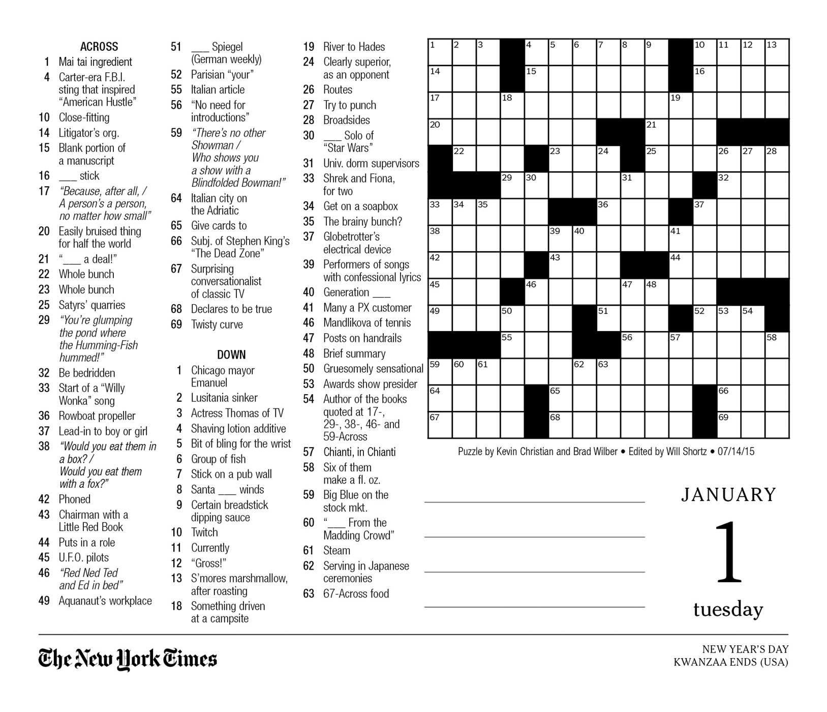 nyt crosswords